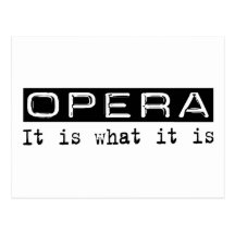 Opera It Is Post Cards