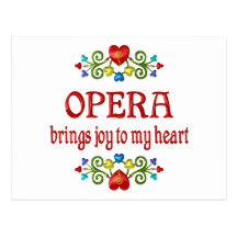 Opera Joy Postcard