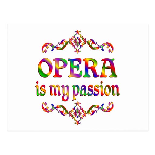 Opera Passion Postcard