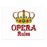 OPERA RULES POST CARDS