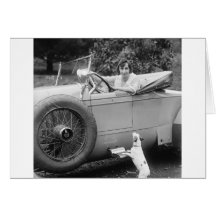 Opera Singer with her Dog, 1920s Cards