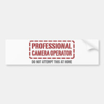 Opérateur professionnel d'appareil-photo adhésifs pour voiture