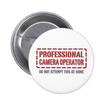 Opérateur professionnel d'appareil-photo pin's avec agrafe