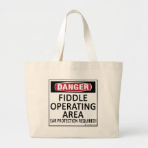 Operating Area Fiddle Tote Bags