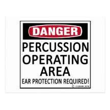 Operating Area Percussion Post Card