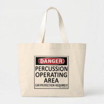 Operating Area Percussion Tote Bags