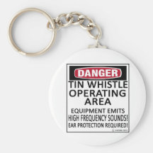 Operating Area Tin Whistle Key Chain