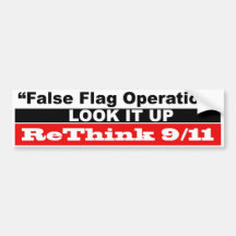 Opération fausse de drapeau adhésif pour voiture