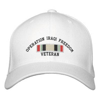 Operation Iraqi Freedom Veteran Embroidered Hats Operation Iraqi Freedom Veteran Embroidered Hats