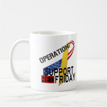 Operation: Support Red Friday Coffee Mugs