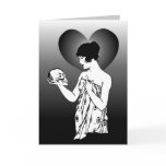Ophelia and Yorick Fade Greeting Card