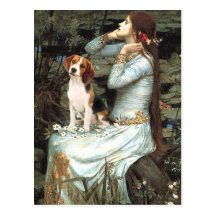 Ophelia-Beagle1 Post Card