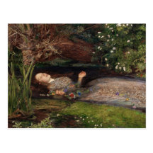 Ophelia by John Everett Millais Post Cards