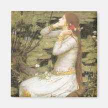 Ophelia By John William Waterhouse Refrigerator Magnet