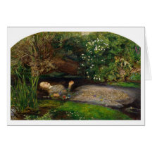 Ophelia by Millais Cards