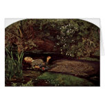 Ophelia By Millais, John Everett (Best Quality) Greeting Card