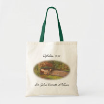 Ophelia by Millais Vintage Victorian Preraphaelite Bag