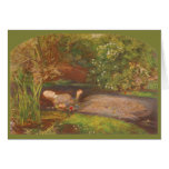 Ophelia by Millais Vintage Victorian Preraphaelite Cards