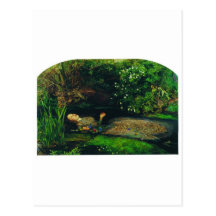 Ophelia by Sir John Everett Millais Postkarten