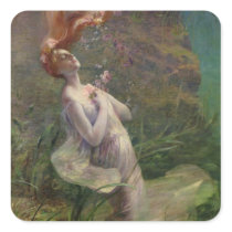 Ophelia Drowning, 1895 Sticker