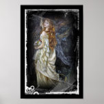 Ophelia in White Print