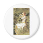 Ophelia  - John William Waterhouse  (1894) Fridge Magnet