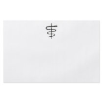 Ophiuchus. Astrological Zodiac Sign. Black. Personalized Flyer