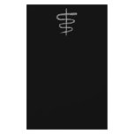 Ophiuchus. Zodiac Sign in Grey. Full Color Flyer