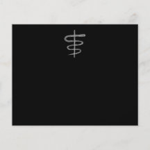 Ophiuchus. Zodiac Sign in Grey. Flyers