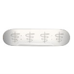 Ophiuchus. Zodiac Sign in Grey. Skate Boards
