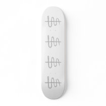 Ophiuchus. Zodiac Sign in Grey. Skate Boards