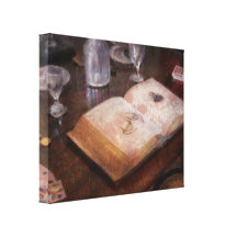Ophthalmologist - The poker game Canvas Print