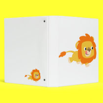 Opportunistic Cartoon Lion Binder
