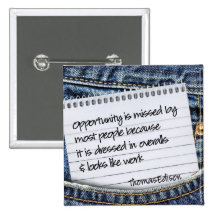Opportunities Inspirational Button