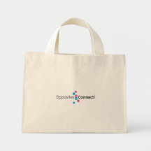 Opposites Connect Tote Bag