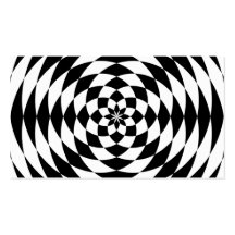 Optical Illusion Business Cards