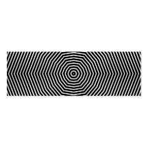Optical Illusion Lines Business Card