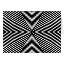 Optical Illusion Lines Cards