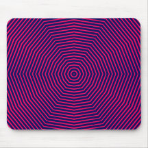 Optical Illusion Lines Mousepad