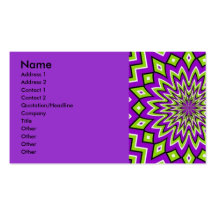 Optical Illusion, Name, Addre... Business Card
