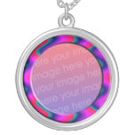 optical illusion photo frame pendants