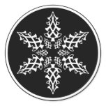 Optical Illusion Snowflake Christmas Trees stickers