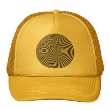 optical illusionater trucker hat