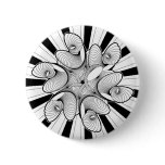 Optical illusions pinback buttons