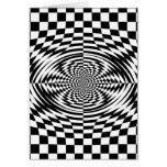 Optical illusions card