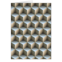 Optical illusions greeting card