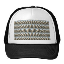 Optical illusions mesh hats