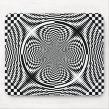 Optical illusions mouse pad