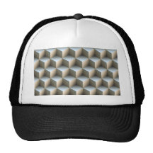 Optical illusions trucker hat