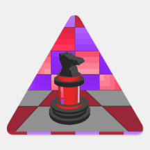 Optical Knight Chess CricketDiane 2013 Triangle Sticker